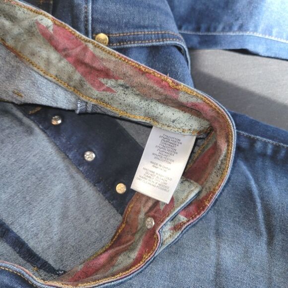 Frye High Rise Button Fly Bootcut Flare Jeans 10 - Picture 9 of 10